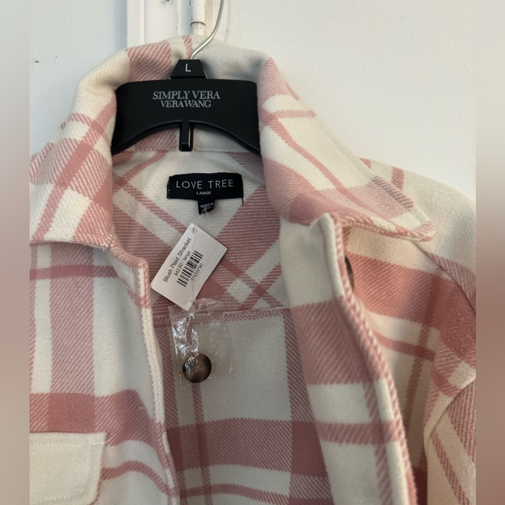 Pink Thick Women's Love Tree Flannel - Picture 2 of 5